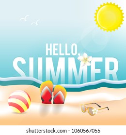 Hello Summer Day Design Template