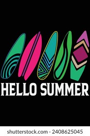 
Hello Summer eps cut file for cutting machine