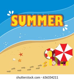hello summer festival vector background