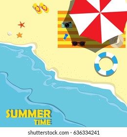 hello summer festival vector background