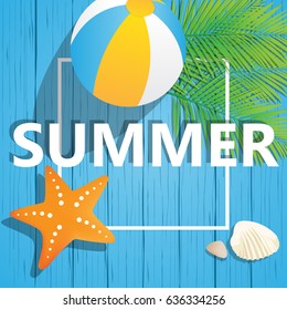 hello summer festival vector background