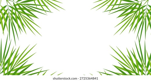 Hello Summer fun concept design, abstract illustration with jungle exotic leaves, colorful design, summer background