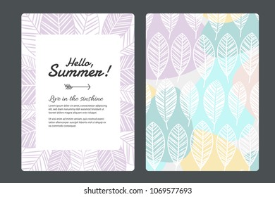 Hello Summer Hand Written Vector Lettering Design, Cute Flourish Illustration with Typography. Useful layout for greeting card, calendar, print and web design, poster, sale banner, mail, ads, shop