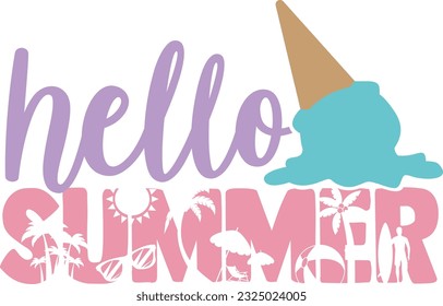 Hello Summer - Ice Cream