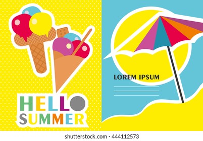 Hello Summer ice cream