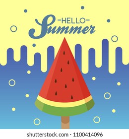 Hello Summer Illustration
