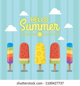 Hello Summer Illustration