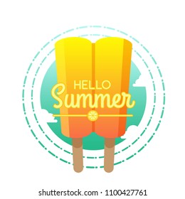 Hello Summer Illustration