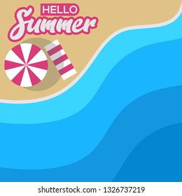 HELLO SUMMER ILLUSTRATION