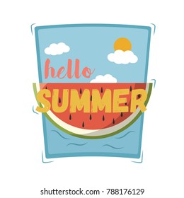 Hello Summer Illustration