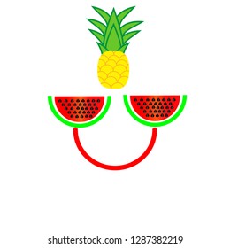 hello summer illustration for kids t-shirt print and other uses