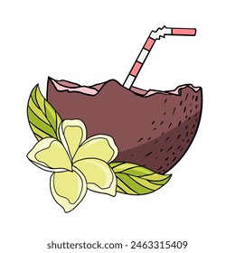 Hallo sommerliche Artikel aus einer Reihe von sommerlichen Desserts, Blätter, Früchte und Blumen.