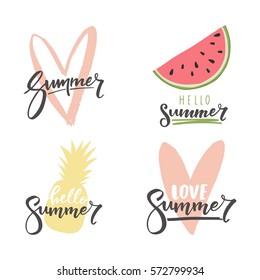 Hello Summer Lettering