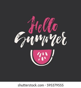 Hello Summer lettering