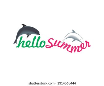 Hello summer logo
