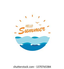 Hello Summer Logo Design Inspiration