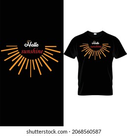 Hello Summer new tshirt design