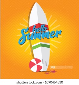 Hello summer. Ocean holiday on the beach.