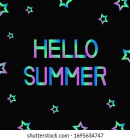 
Hello summer seamless abstract background