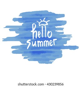 Hello Summer Season Time Happy 