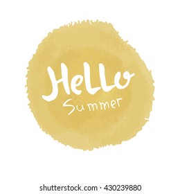 Hello Summer Season Time Happy 