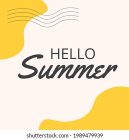 Hello Summer For Social Media