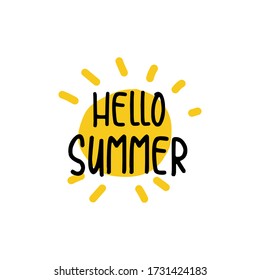 Diseño de ilusión de verano de verano