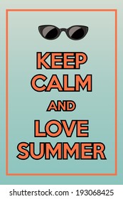 hello summer sunny background, illustration in vector format.