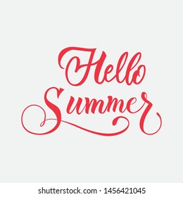 Hello summer t shirt design illustration vector full editable psd