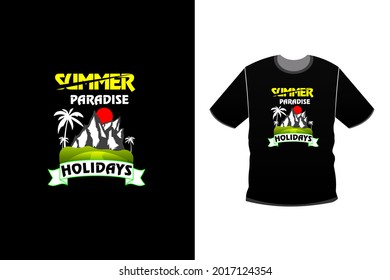 Hello Summer T shirt design modern print use for sweatshirts souvenirs and other uses Tshirt vector illustration