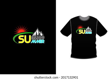  Hello Summer T shirt design modern print use for sweatshirts souvenirs and other uses Tshirt vector illustration