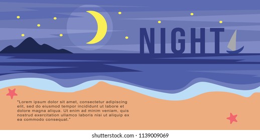 Hello Summer Text with beach background