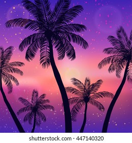 Hello Summer time wallpaper, fun, party, background,  picture, art, design, travel, poster, event. Vector illustration