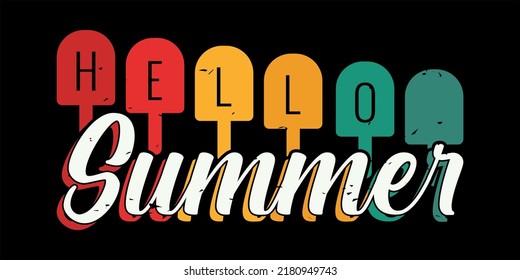 Hola verano - Diseño de camisetas de verano