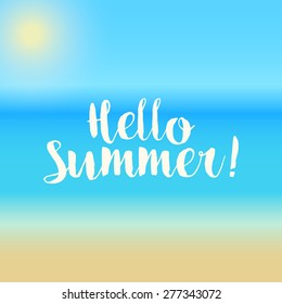 Hello Summer - Vector Background eps10