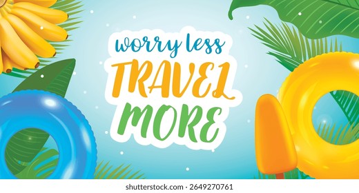 Hello Summer Vector Background Template Design