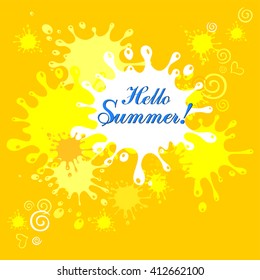 Hello Summer! Vector Illustration