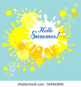 Hello Summer! Vector Illustration