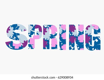 Hello Summer vector illustration, background. hipster design logo or label. Hand lettering inspirational typography poster, banner.