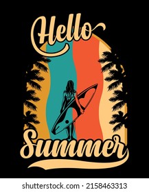 Hello summer vintage California design