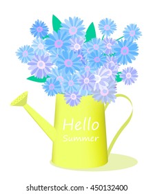 Hello summer. Watering can.
