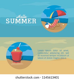 Hello summmer card