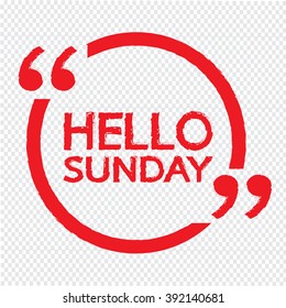 HELLO SUNDAY Illustration Design