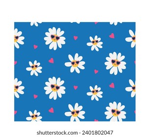 HELLO SUNSHINE FLORAL SEAMLESS PATTERN