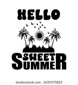 Hola Sweet Summer camiseta design.eps
