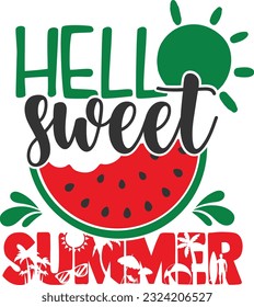 Hello Sweet Summer - Summer Watermelon