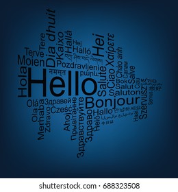 Hello Tag Cloud in different languages