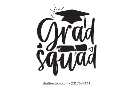 Hello Third Grade - Graduation SVG Design, Modern calligraphy, Conceptual handwritten phrase calligraphic, For the design of postcards, poster, banner, flyer and mug.