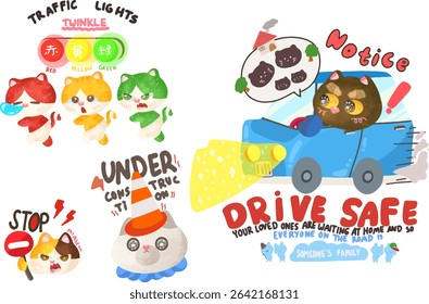 Hello Again~♡
Title: Learn traffic with kitty
file type: EPS

What you can do with this?
Sticker or Design for Totebag and Shirt or wherever you find fit
thank you in advance~
