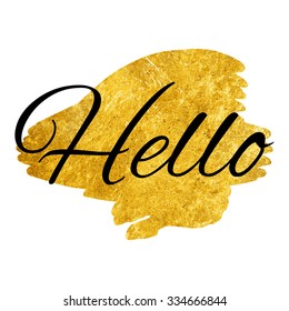 Hello - vector icon